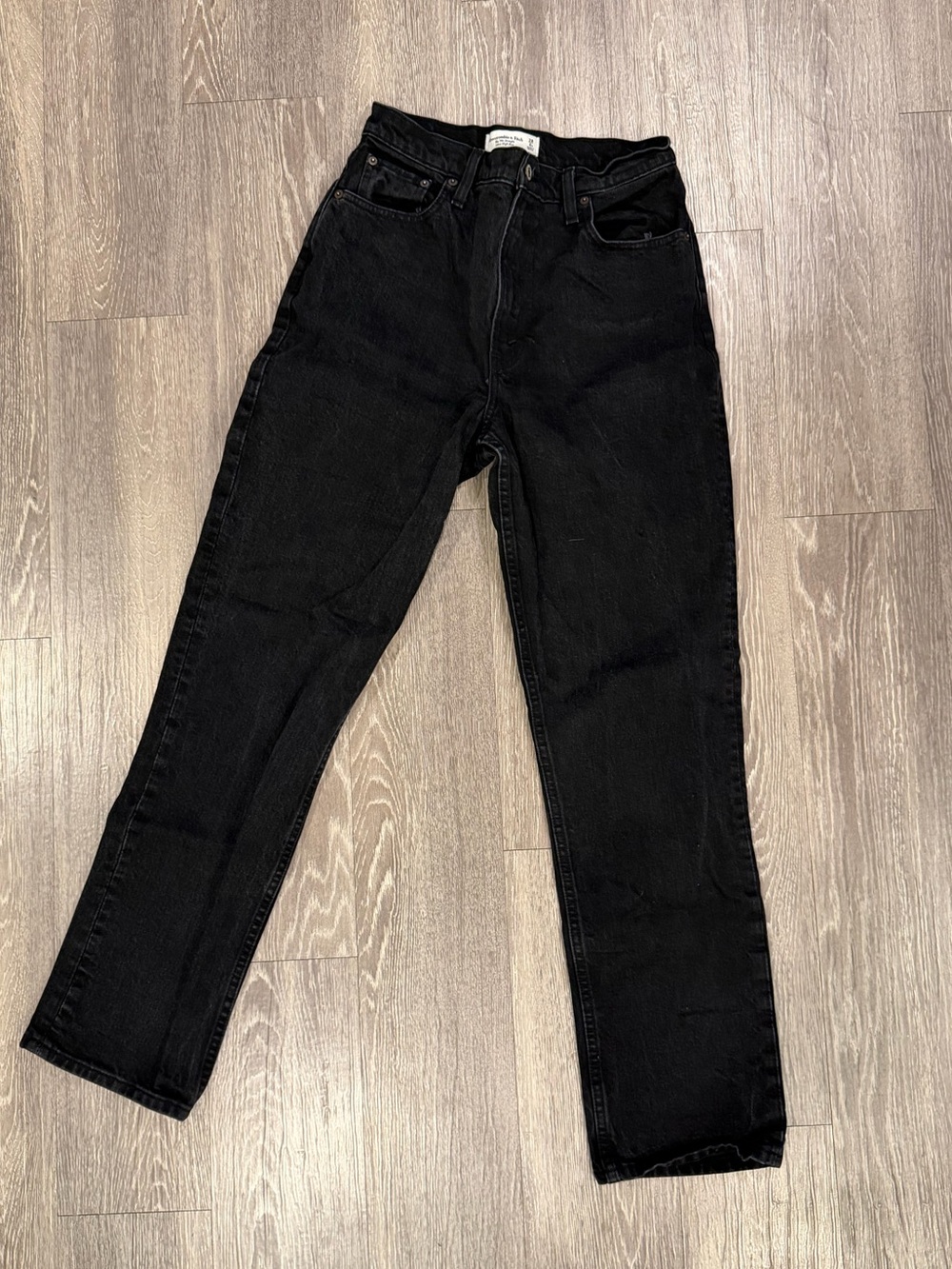 Abercrombie & Fitch Black Straight Jeans